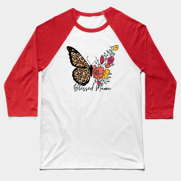 Blessed Mama Baseball T-Shirt by Astramaze